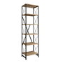 Hanah Home Suadiye Estantería Industrial Pino Atlántico y Negro